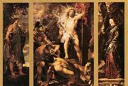 RUBENS, Pieter Pauwel The Resurrection of Christ oil painting artist